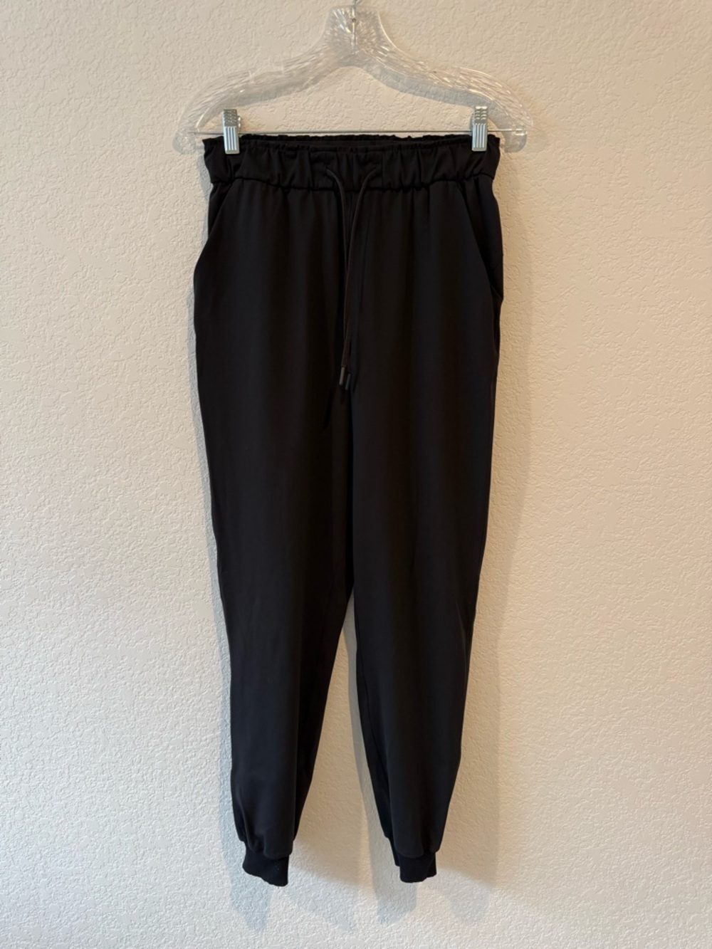 Lulu Lemon Black Drawstring Jogger Pants